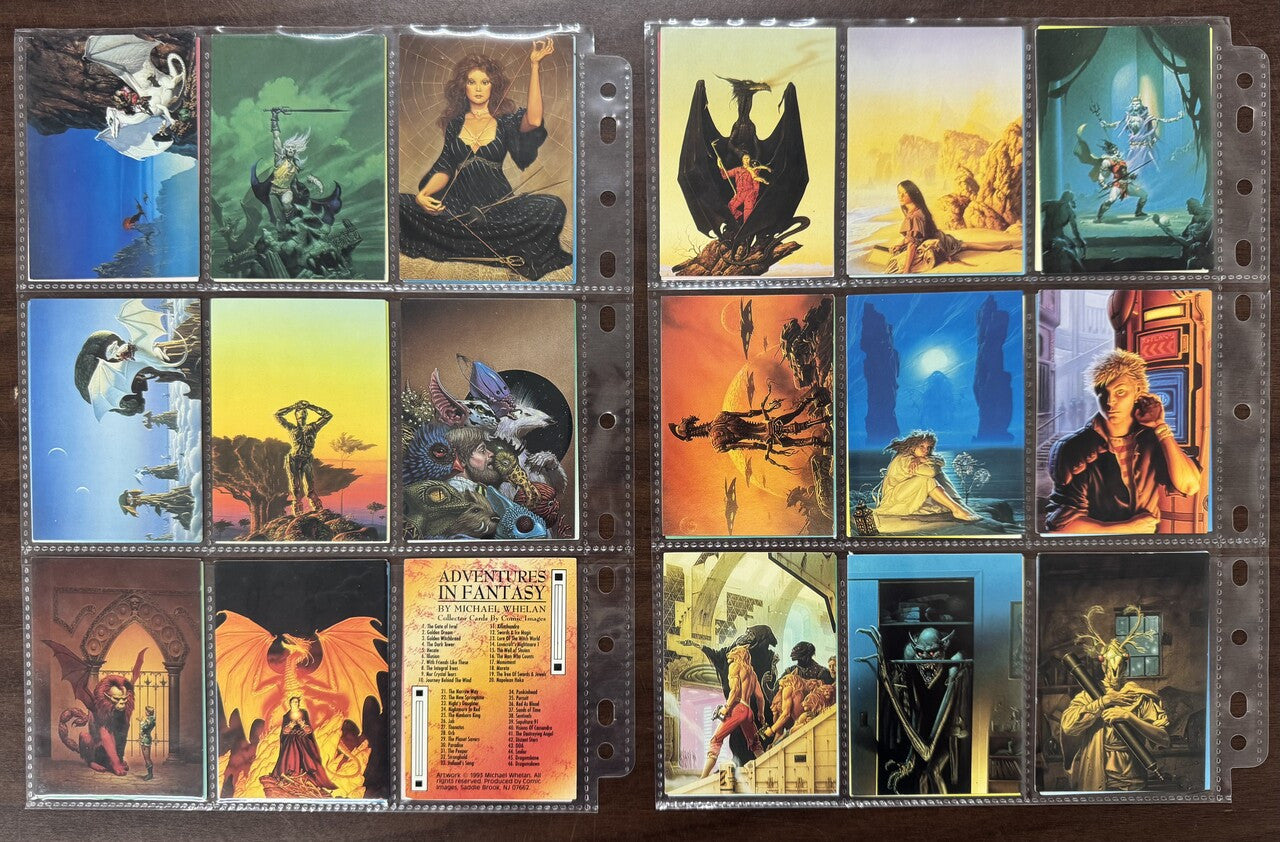 1993 Comic Images Adventures In Fantasy Complete Card Set (90) NM "A"
