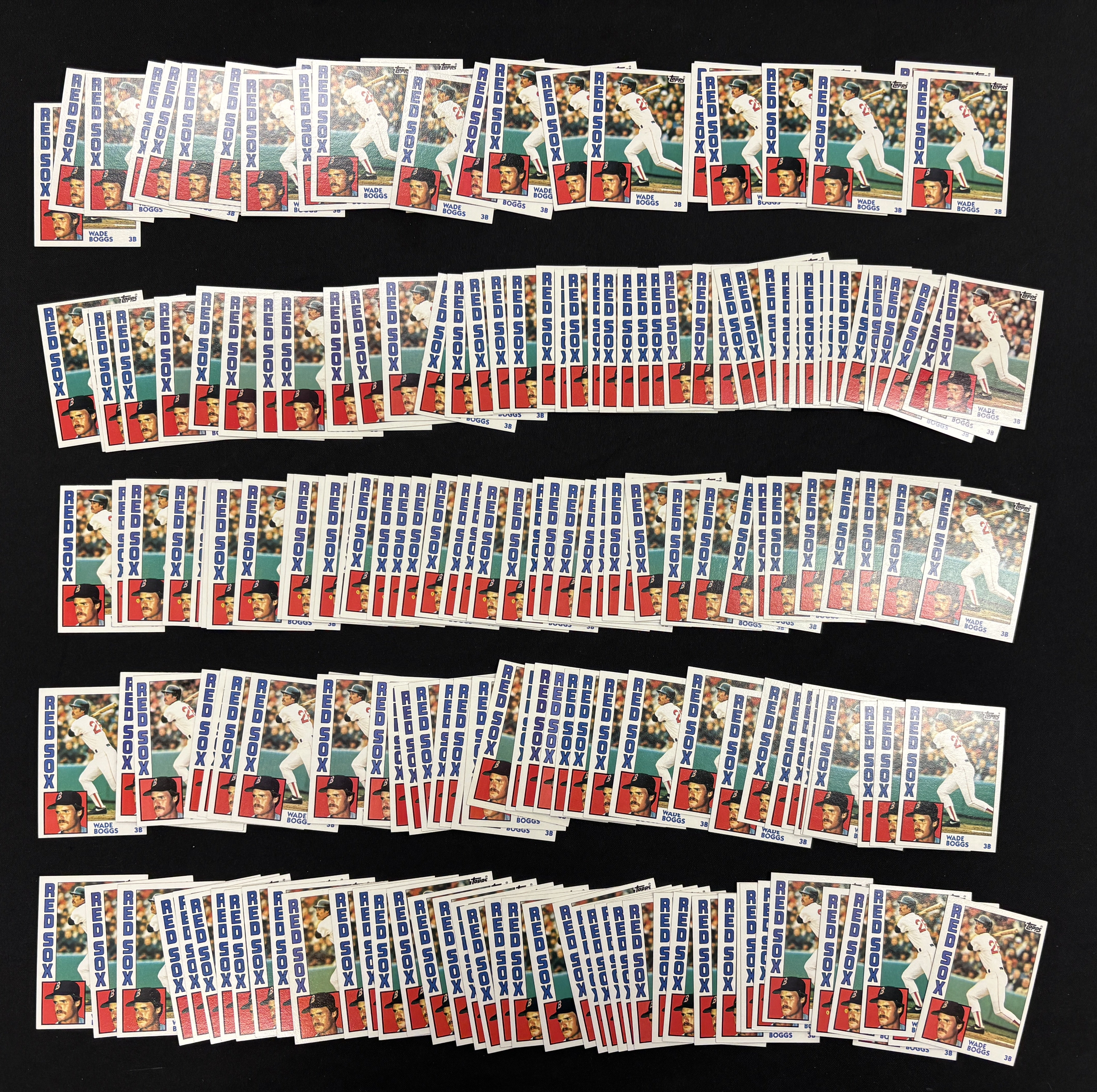 1984 Topps Wade Boggs #30 (Lot of 190)
