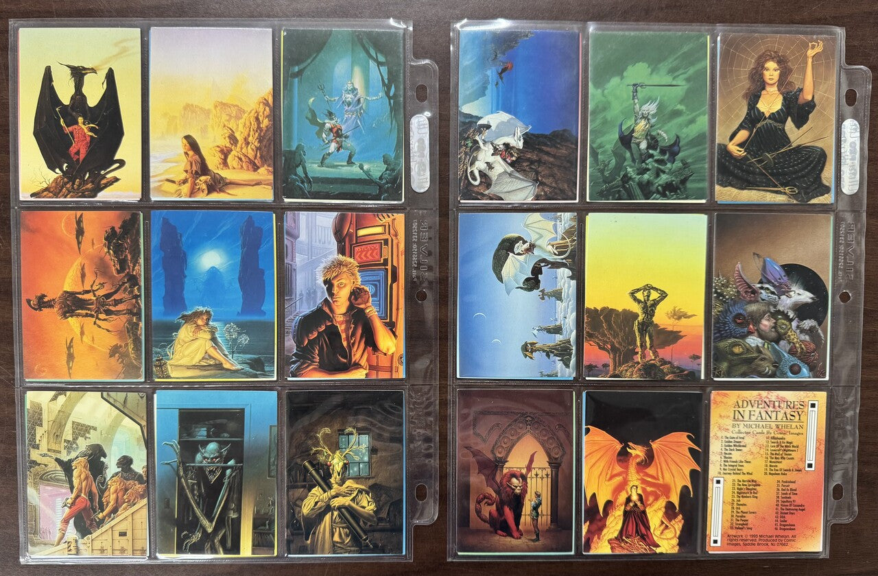 1993 Comic Images Adventures In Fantasy Complete Card Set (90) NM "B"