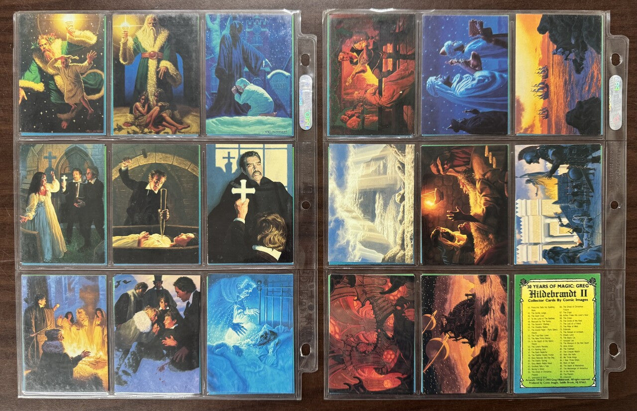 1993 Comic Images 30 Years of Magic Hildebrandt II Complete Card Set (90) NM