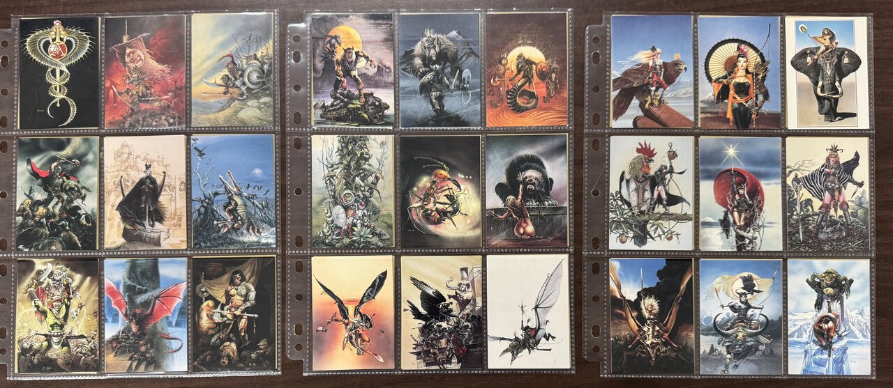 1992 FPG Christos Achilleos Series 1 Complete Card Set (90) NM
