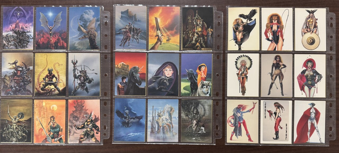 1992 FPG Christos Achilleos Series 1 Complete Card Set (90) NM