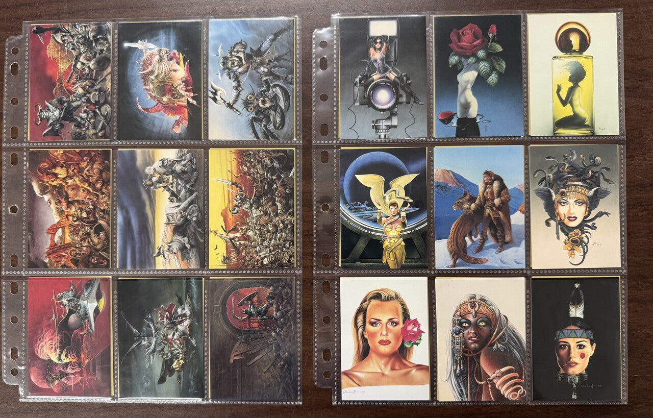 1992 FPG Christos Achilleos Series 1 Complete Card Set (90) NM