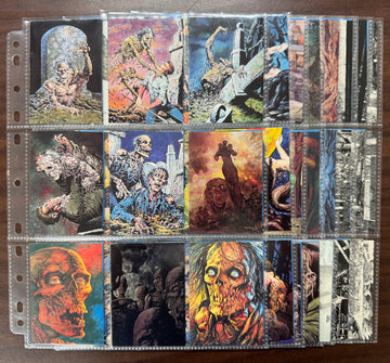 1993 FPG Bernie Wrighton (90) and Frankenstein (45) Complete Card Sets NM