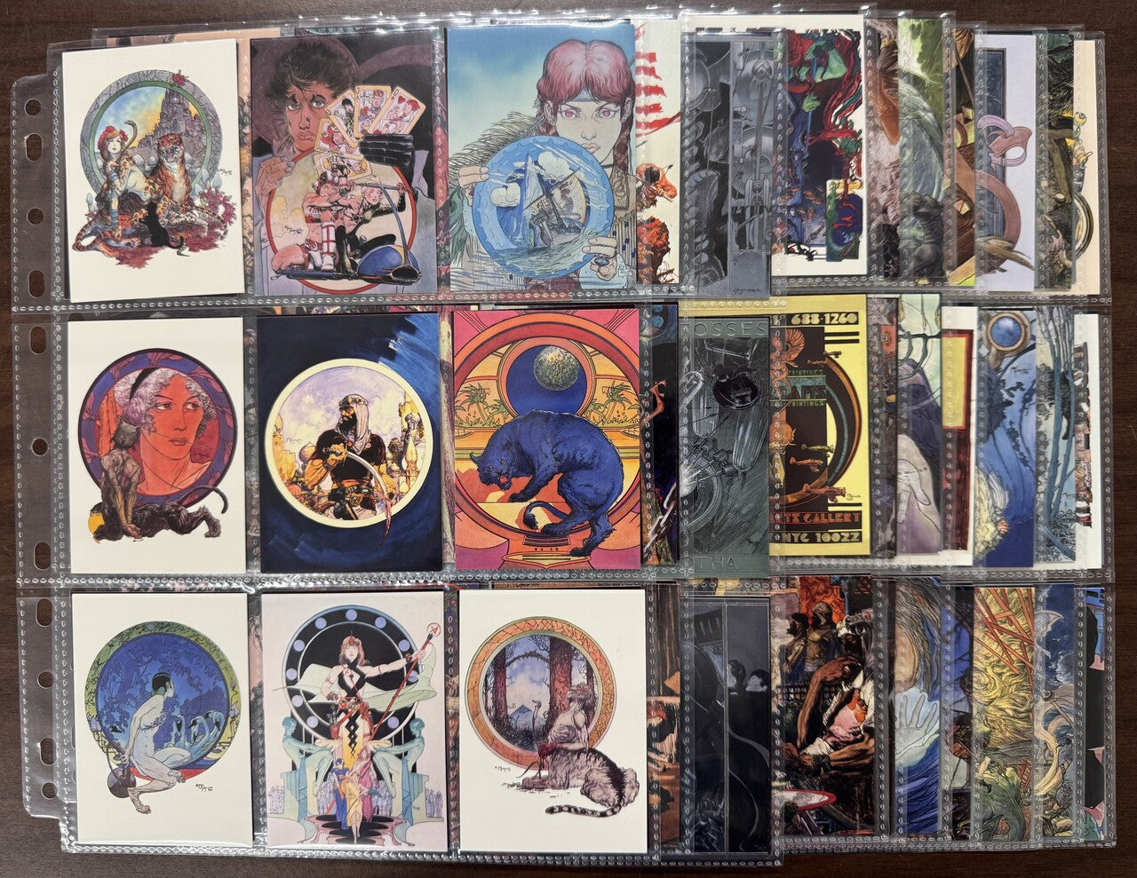 1994 FPG Michael Kaluta Series 1-2 Complete Card Sets (180) NM