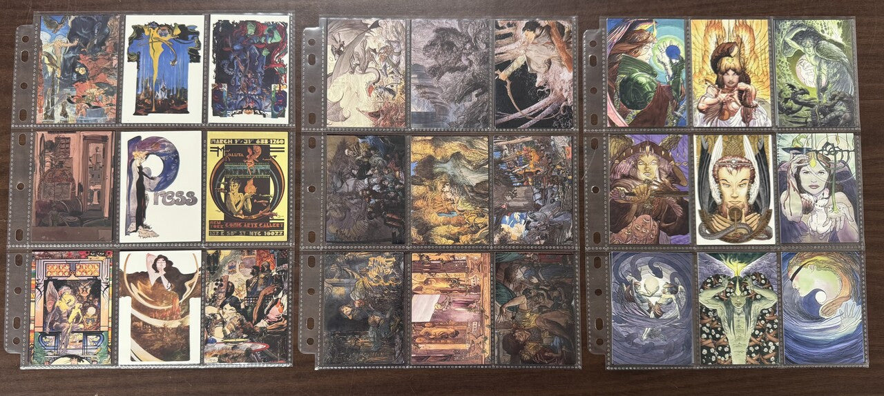 1994 FPG Michael Kaluta Series 1-2 Complete Card Sets (180) NM