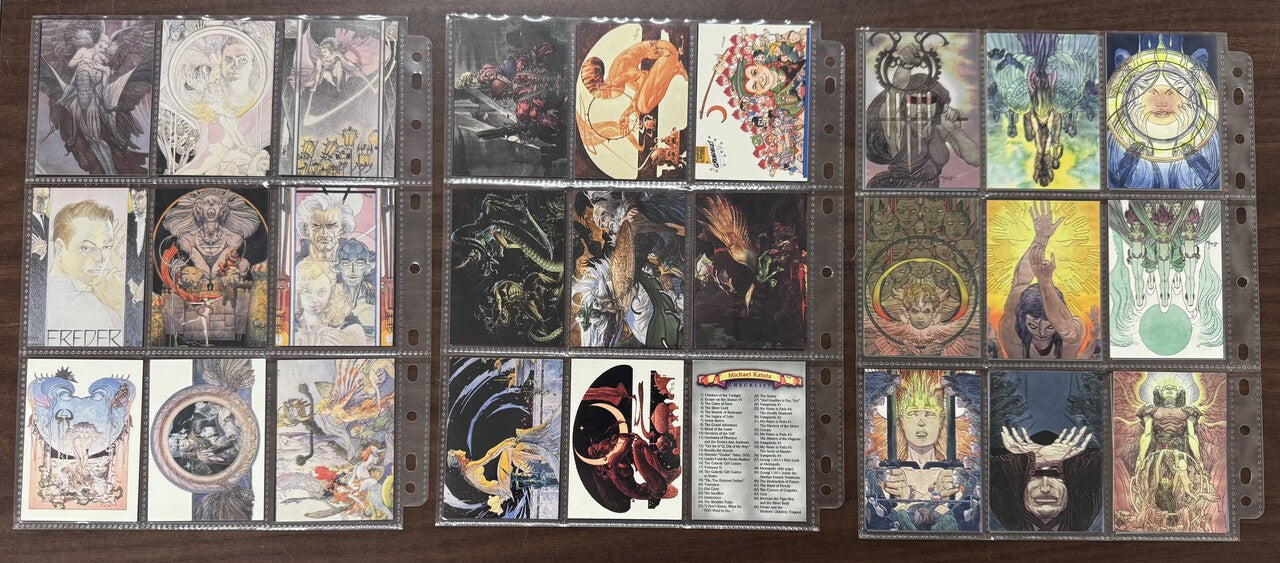 1994 FPG Michael Kaluta Series 1-2 Complete Card Sets (180) NM