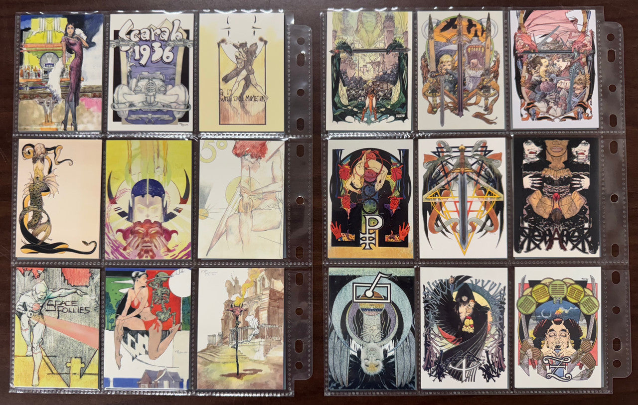 1994 FPG Michael Kaluta Series 1-2 Complete Card Sets (180) NM