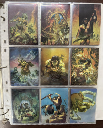 1994 Comic Images All Chromium Conan Series 1-2 Complete Card Sets (180) NM