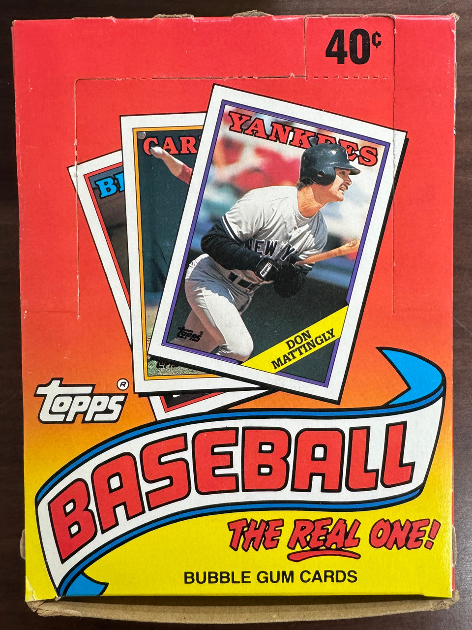 1988 Topps Baseball Wax Box 36 Factory Sealed Packs