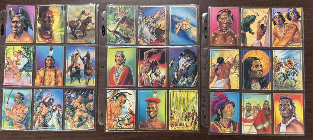 1995 Bon Air Native Americans Complete Card Set (90) NM
