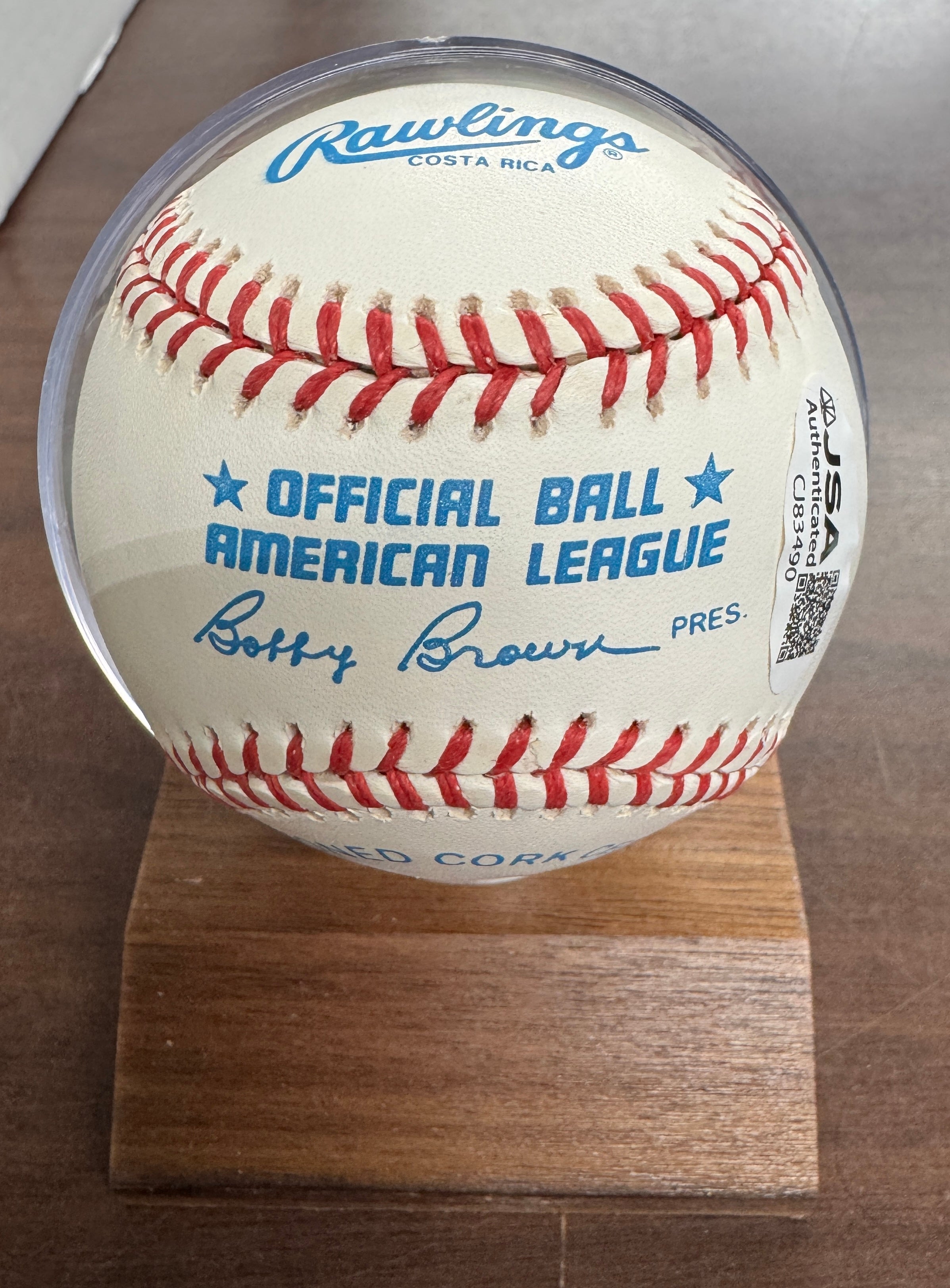 Harmon Killebrew Signed Autographed Rawlings OAL Baseball JSA *490