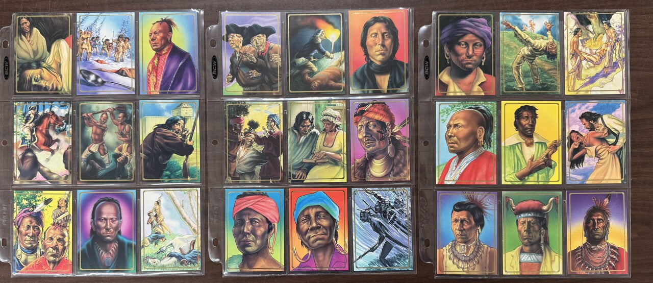 1995 Bon Air Native Americans Complete Card Set (90) NM