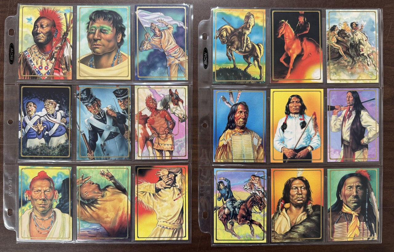 1995 Bon Air Native Americans Complete Card Set (90) NM