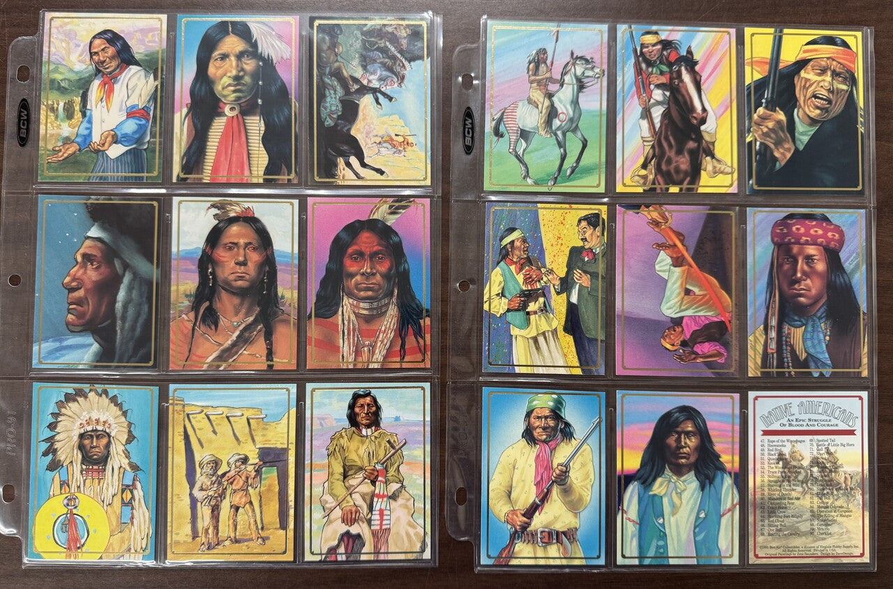 1995 Bon Air Native Americans Complete Card Set (90) NM