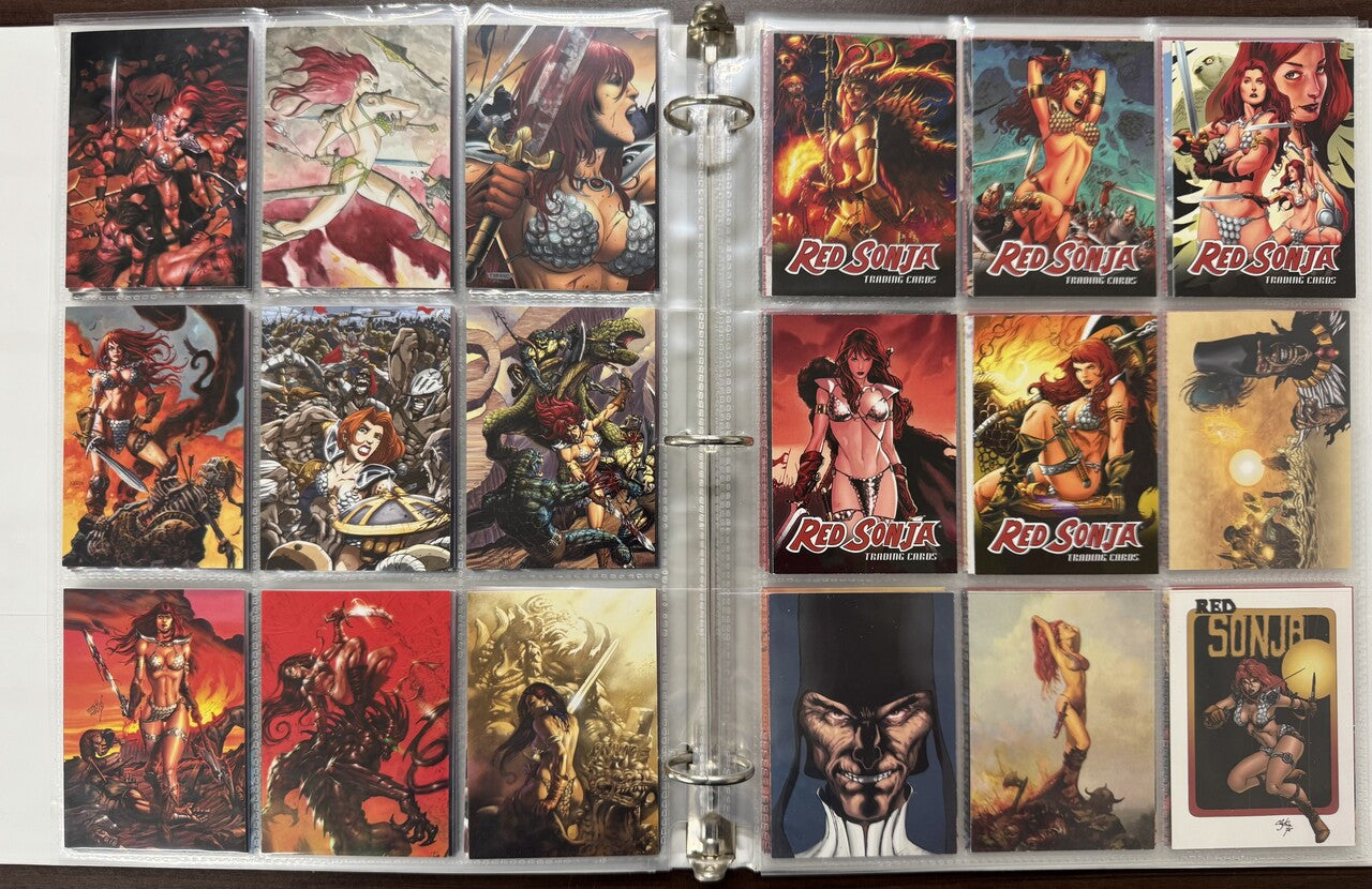 2009/12 Dynamite 35 Years of Red Sonja Complete Card Sets (144) W/ Promos
