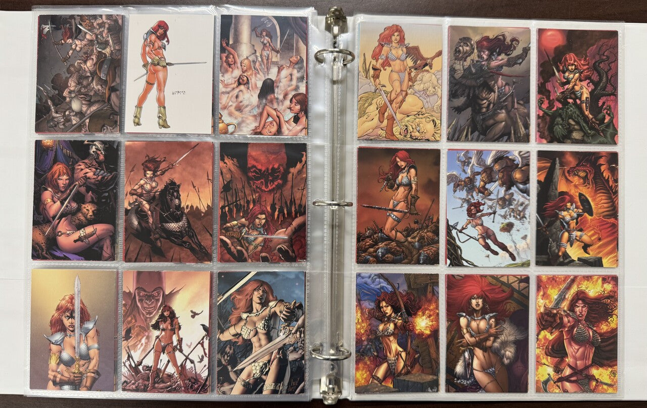 2009/12 Dynamite 35 Years of Red Sonja Complete Card Sets (144) W/ Promos
