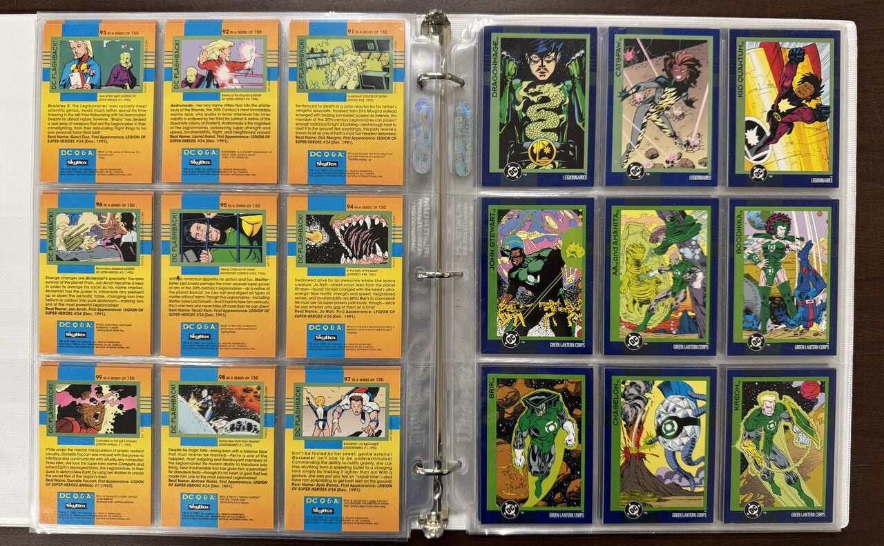 1993 SkyBox DC Cosmic Teams Complete Card Set (150) NM