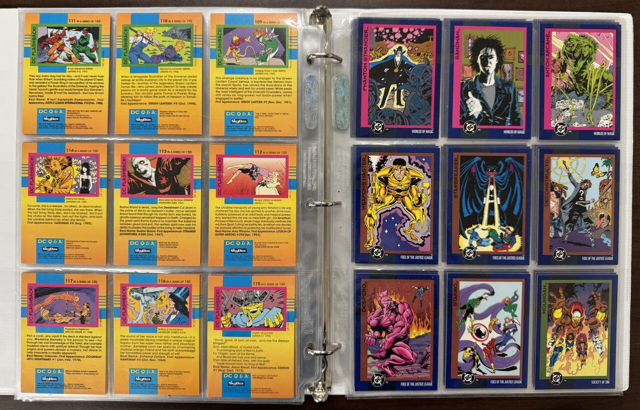 1993 SkyBox DC Cosmic Teams Complete Card Set (150) NM