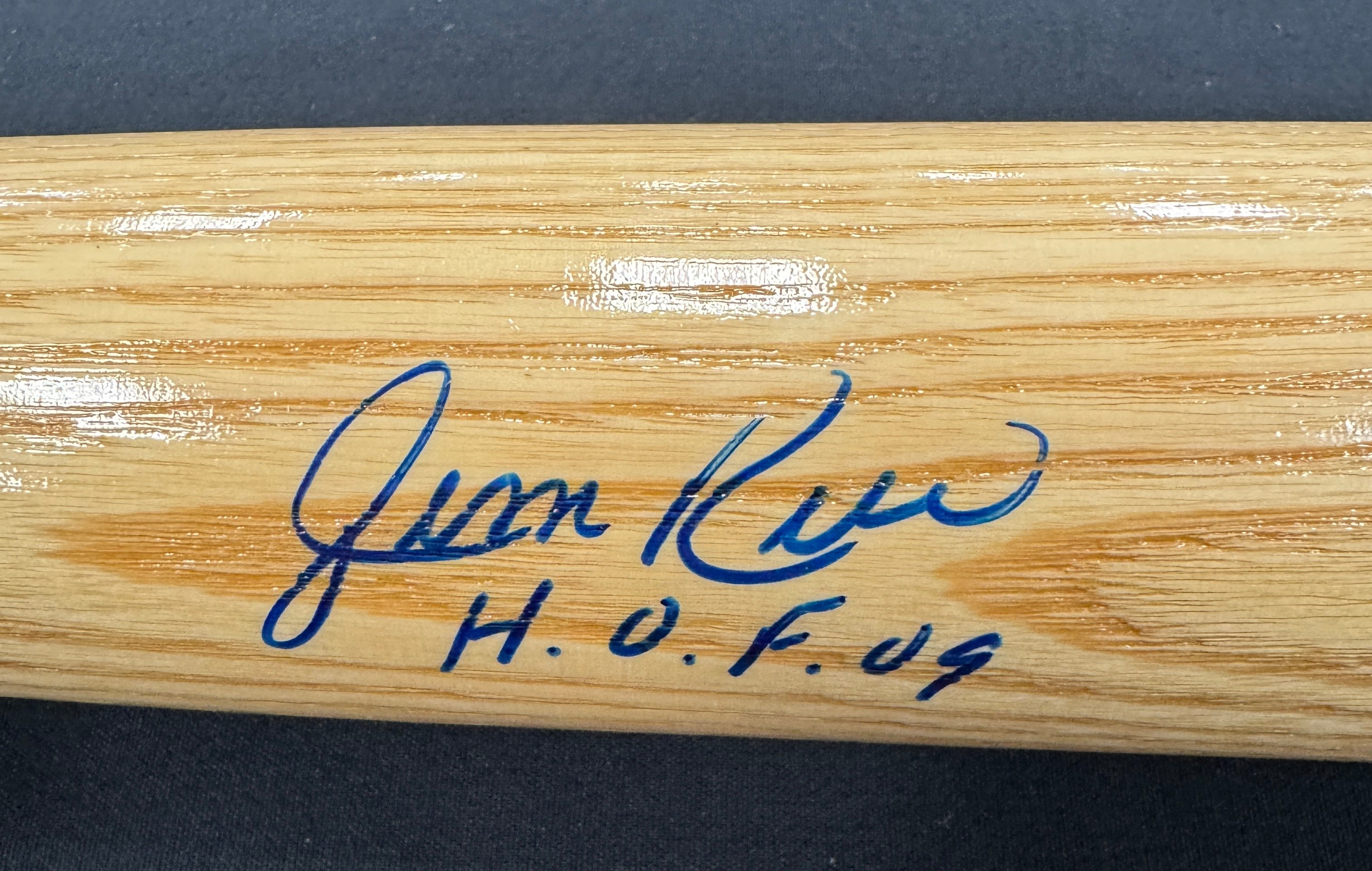 Jim Rice Signed Autographed Inscribed Rawlings Baseball Bat JSA *738
