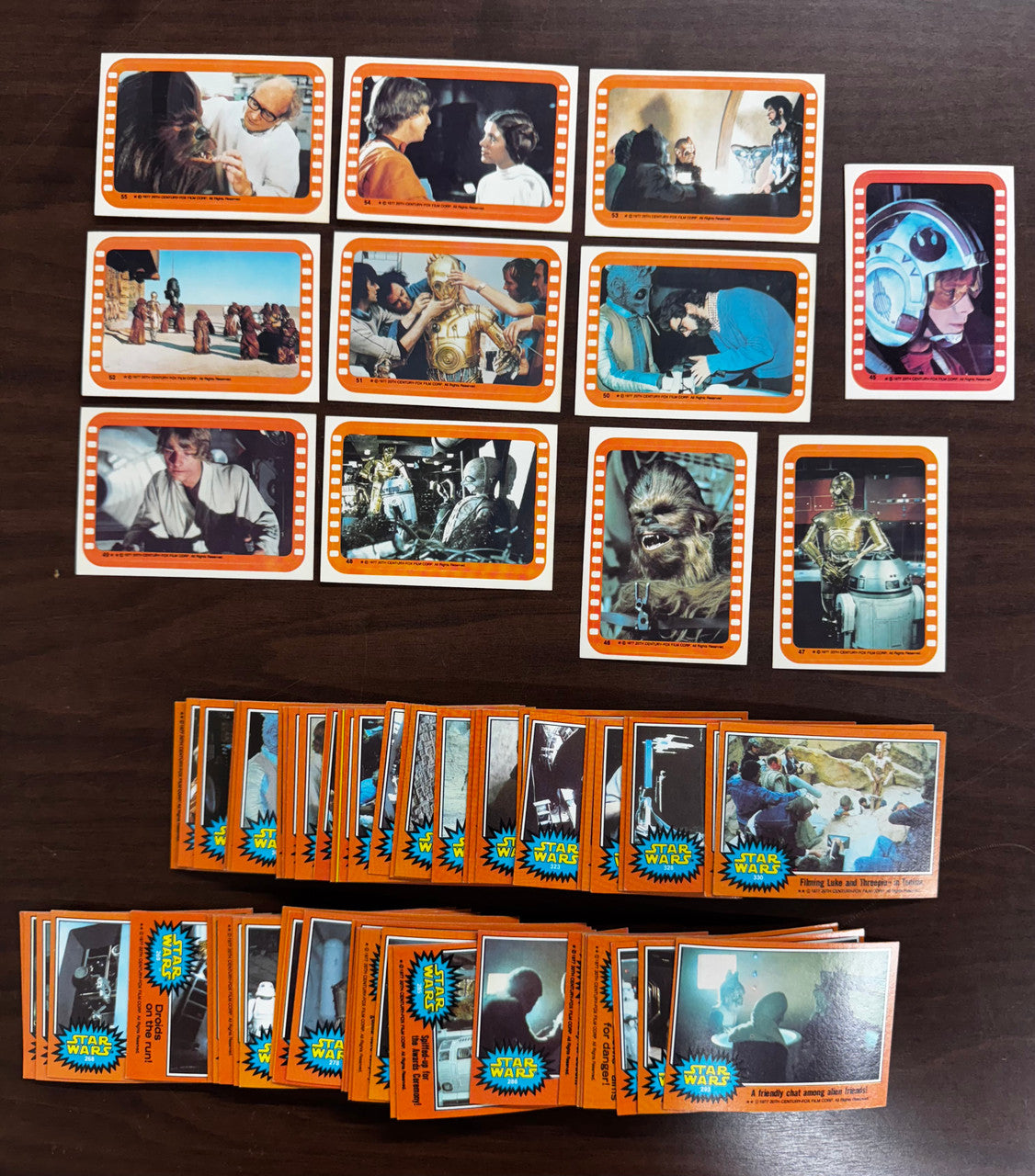 1977 Topps Star Wars Series 5 Complete Set (66) W/ Stickers (11) EX-NM