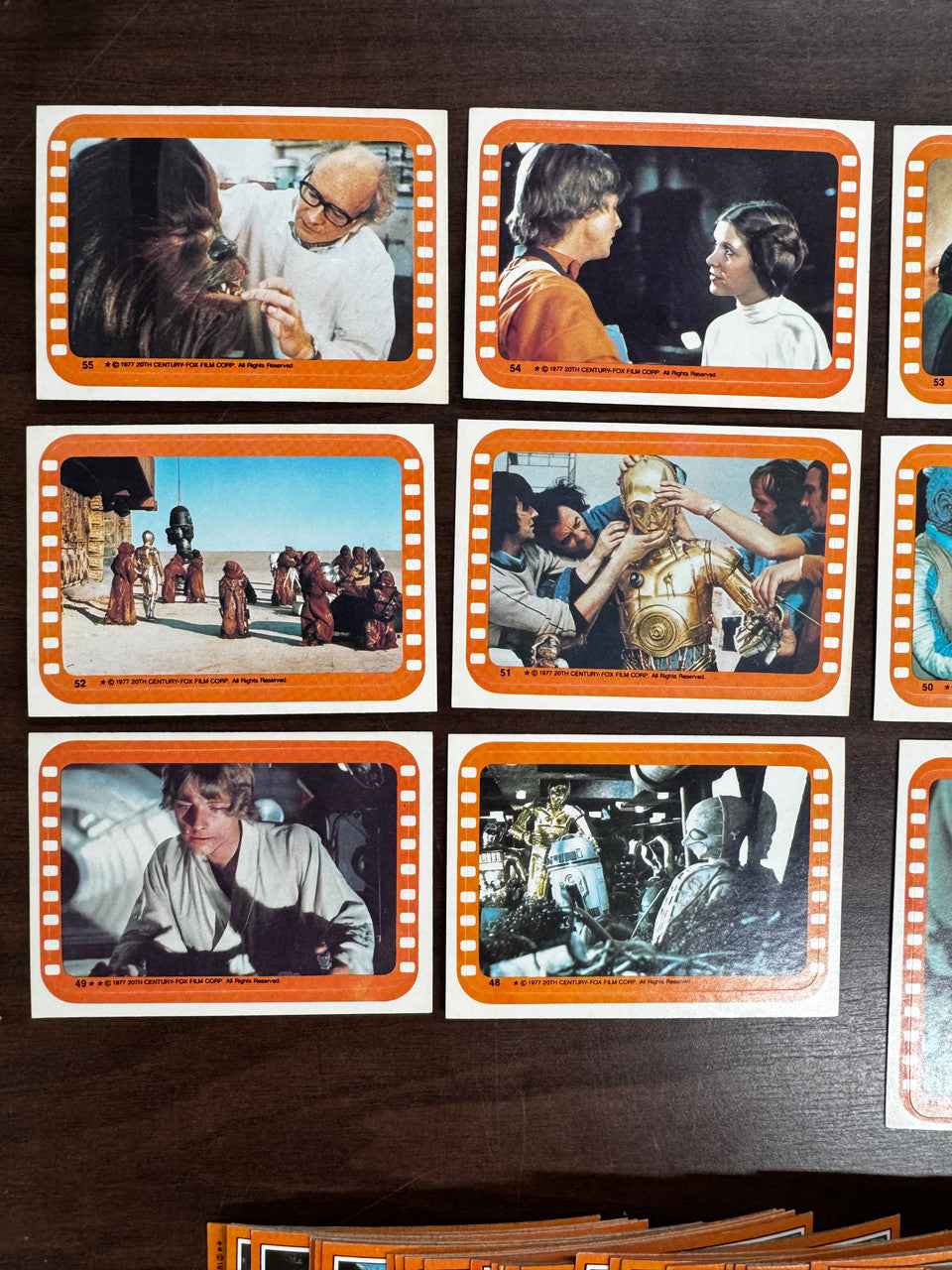 1977 Topps Star Wars Series 5 Complete Set (66) W/ Stickers (11) EX-NM