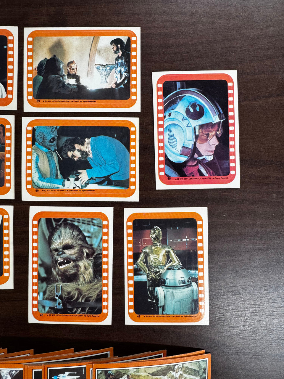 1977 Topps Star Wars Series 5 Complete Set (66) W/ Stickers (11) EX-NM