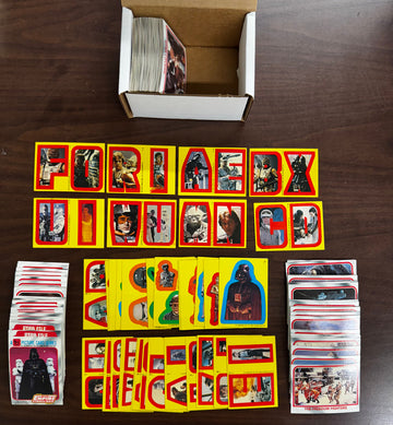 1980 Topps Empire Strikes Back Series 1 Complete Set (132) W/ Stickers (33) EX