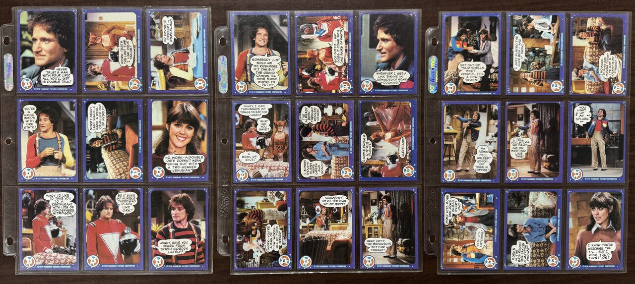 1978 Topps Mork & Mindy Complete Card Set (99) W/ Stickers (22) NM