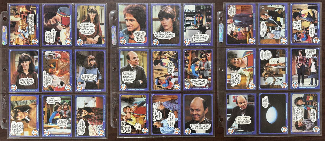 1978 Topps Mork & Mindy Complete Card Set (99) W/ Stickers (22) NM