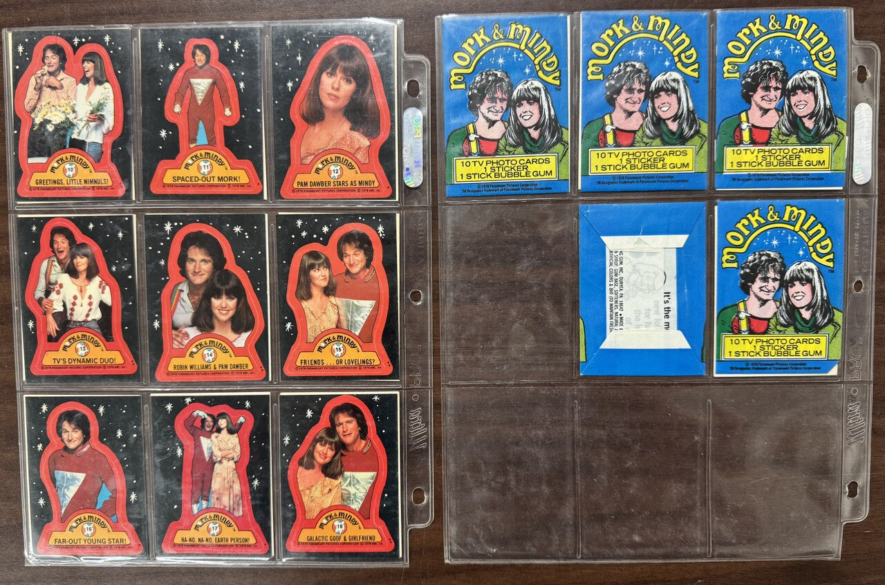 1978 Topps Mork & Mindy Complete Card Set (99) W/ Stickers (22) NM