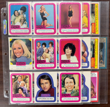1978 Topps Three's Company Complete Card and Sticker Set (60) EX