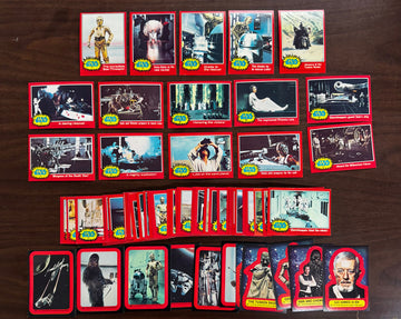 1977 Topps Star Wars Series 2 Complete Set (66) W/ Stickers (11) EX