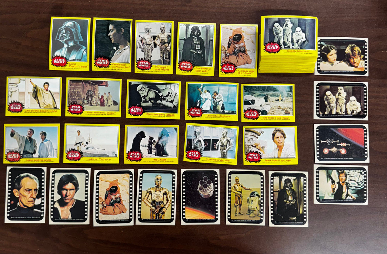 1977 Topps Star Wars Series 3 Complete Set (66) W/ Stickers (11) EX-NM