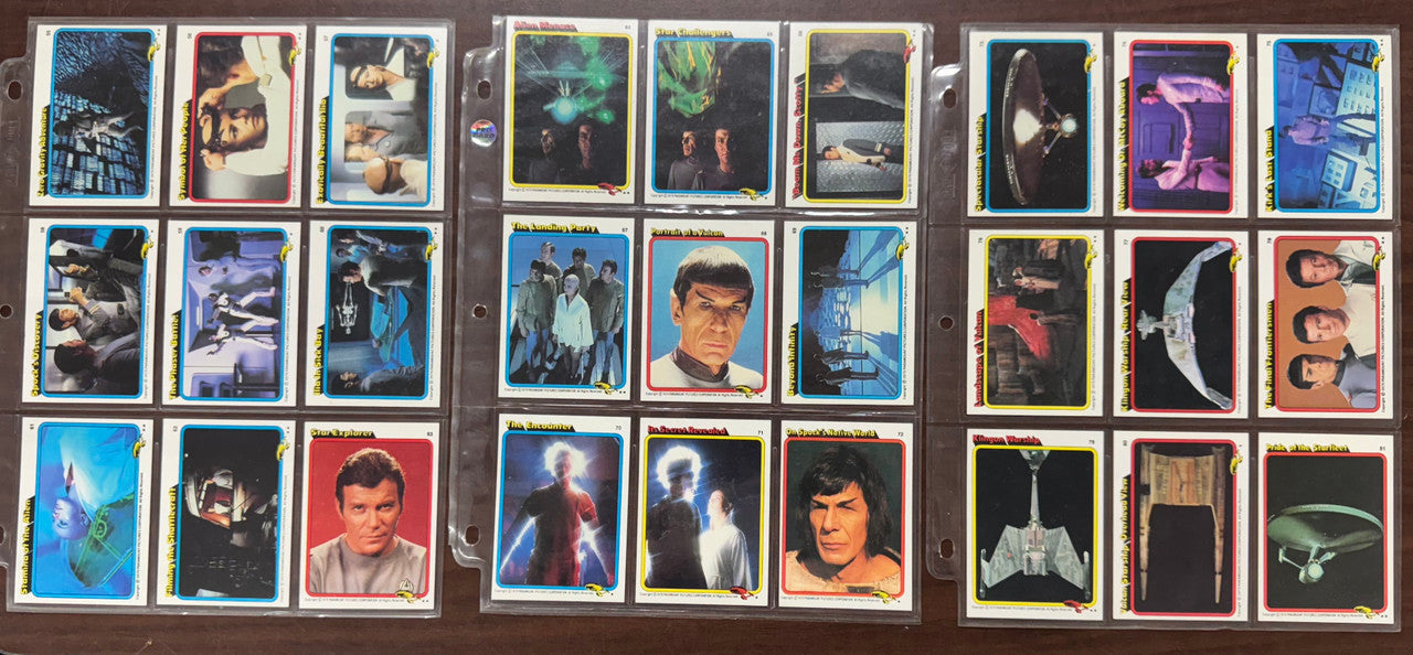 1979 Topps Star Trek The Motion Picture Complete Card Set (88) W/ Stickers (22) NM