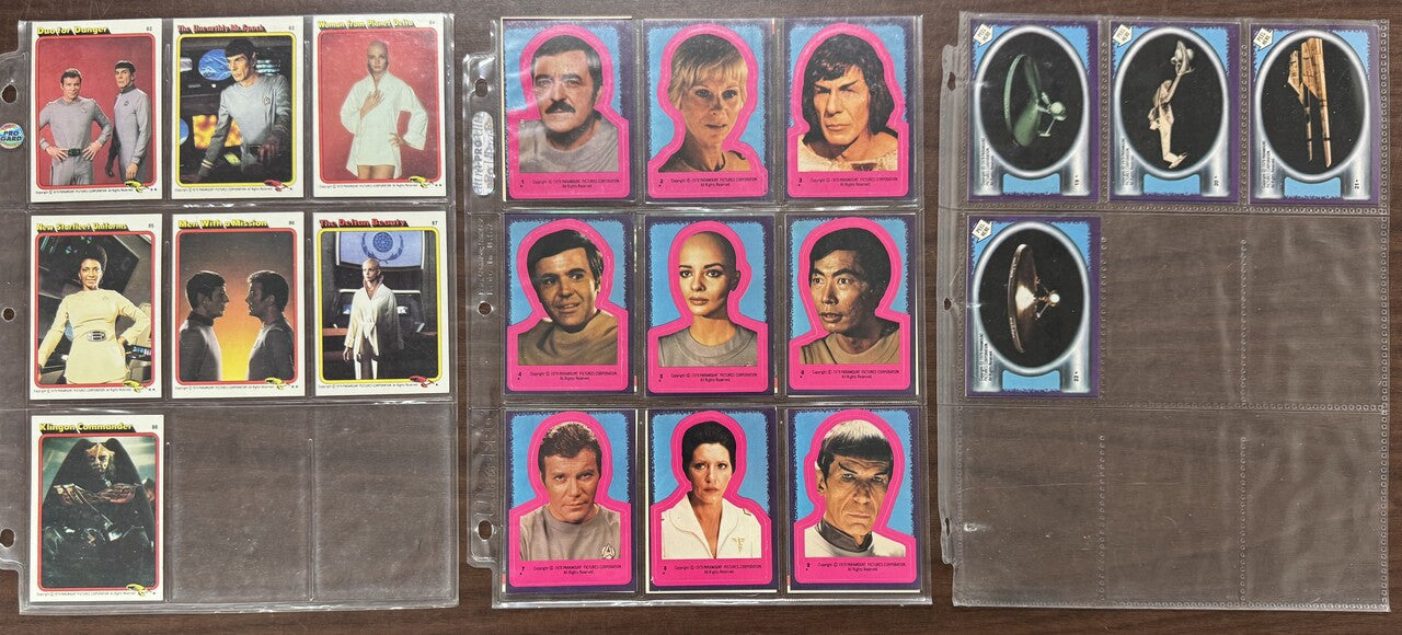 1979 Topps Star Trek The Motion Picture Complete Card Set (88) W/ Stickers (22) NM