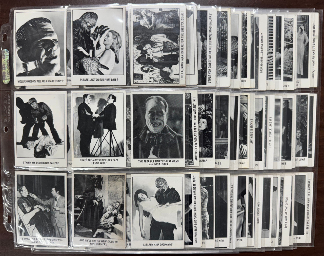 1973 Topps You'll Die Laughing Series 1-2 Complete Card Sets (128) VG-EX