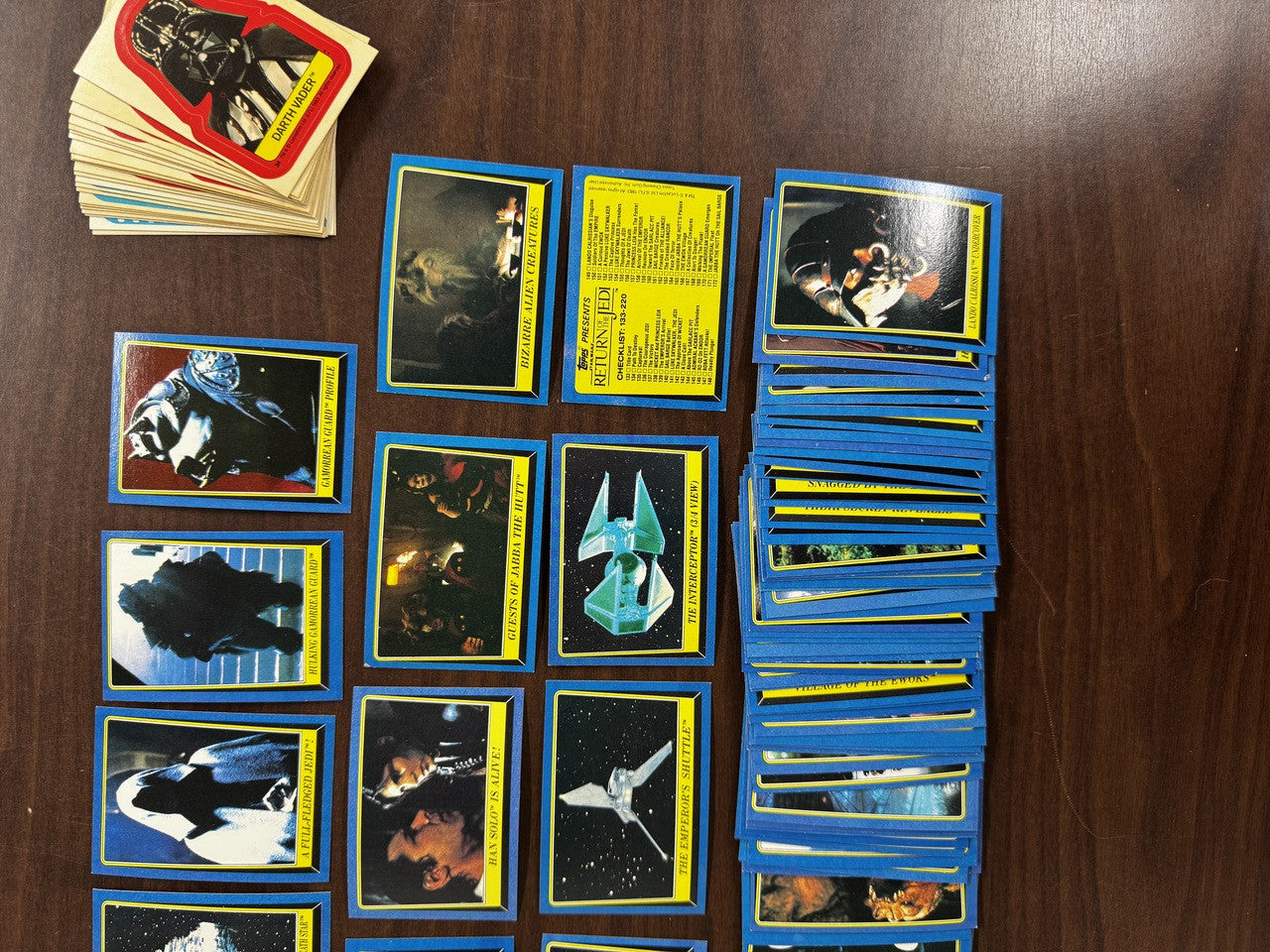 1983 Topps Return of the Jedi Series 2 Complete Set (88) W/ Stickers (22) EX-NM