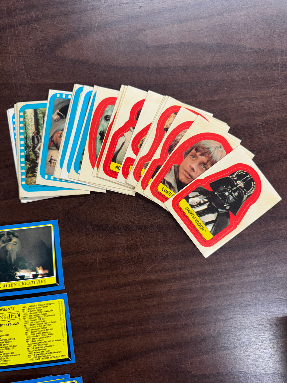 1983 Topps Return of the Jedi Series 2 Complete Set (88) W/ Stickers (22) EX-NM