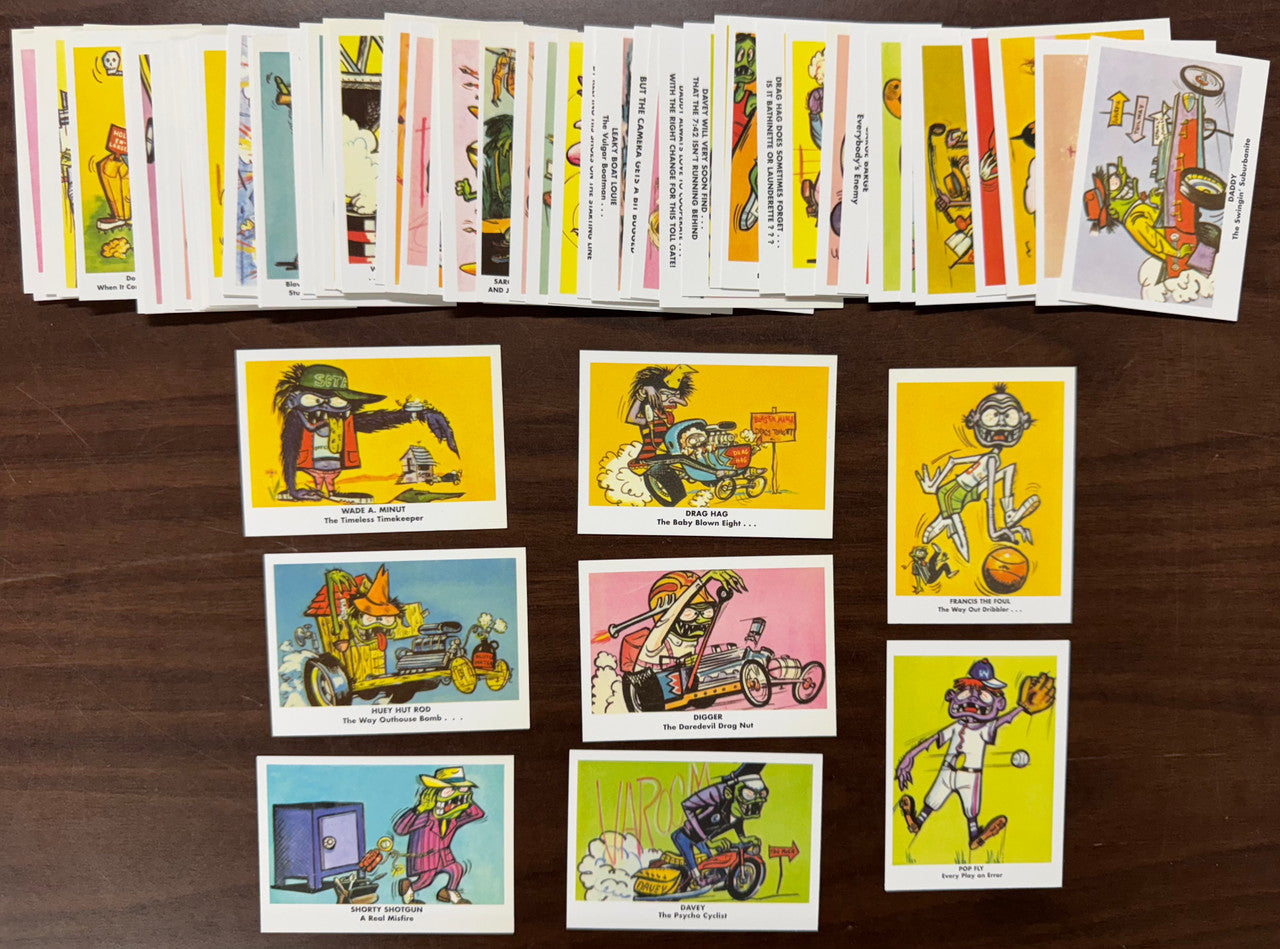 2007 J. Loyd Weird-Ohs Complete Card Set (66) NM