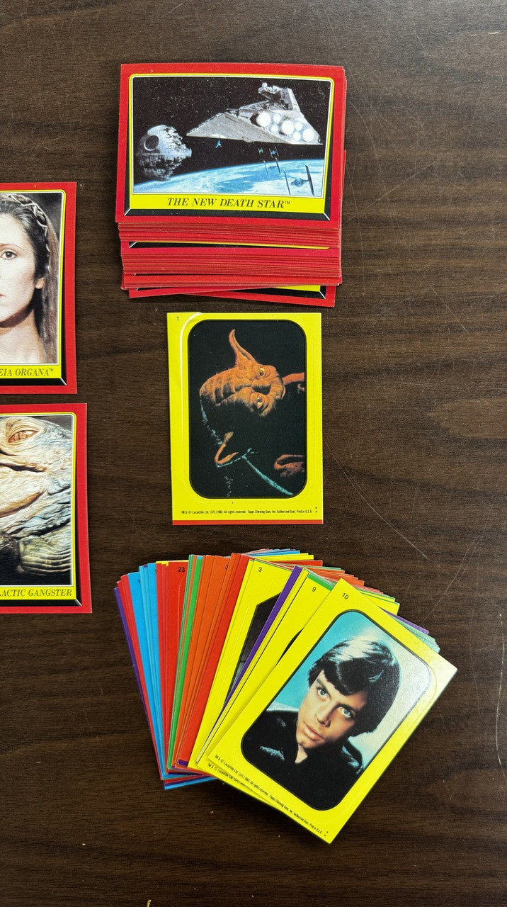 1983 Topps Return of the Jedi Series 1 Complete Set (132) W/ Stickers (33) NM