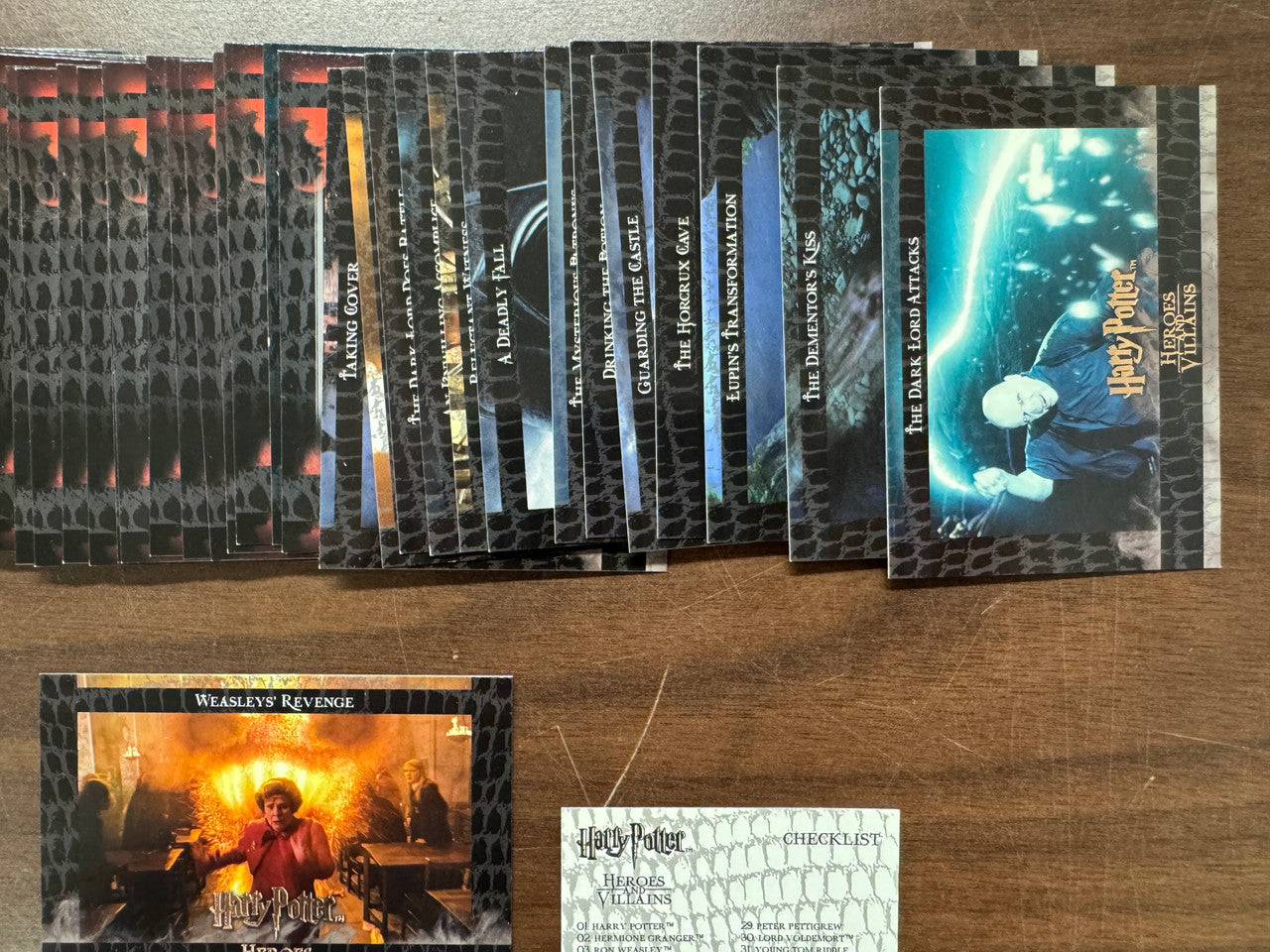2010 Artbox Harry Potter Heroes and Villains Complete Card Set (54) NM