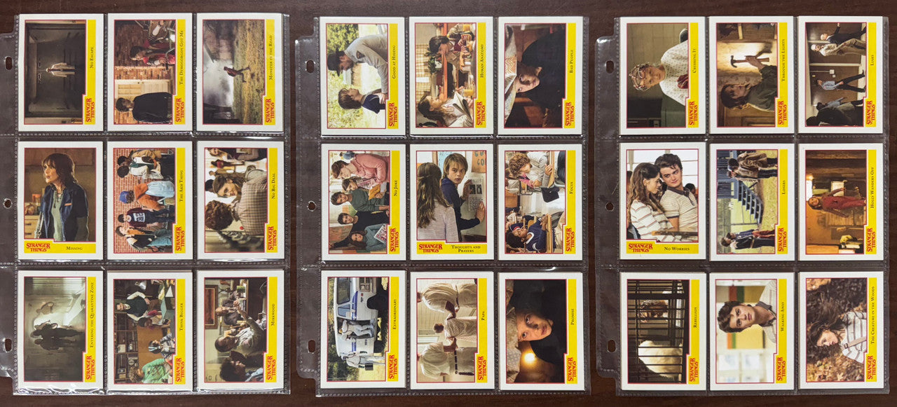 2018 Topps Stranger Things Season 1 Complete Set (100) W/ Inserts
