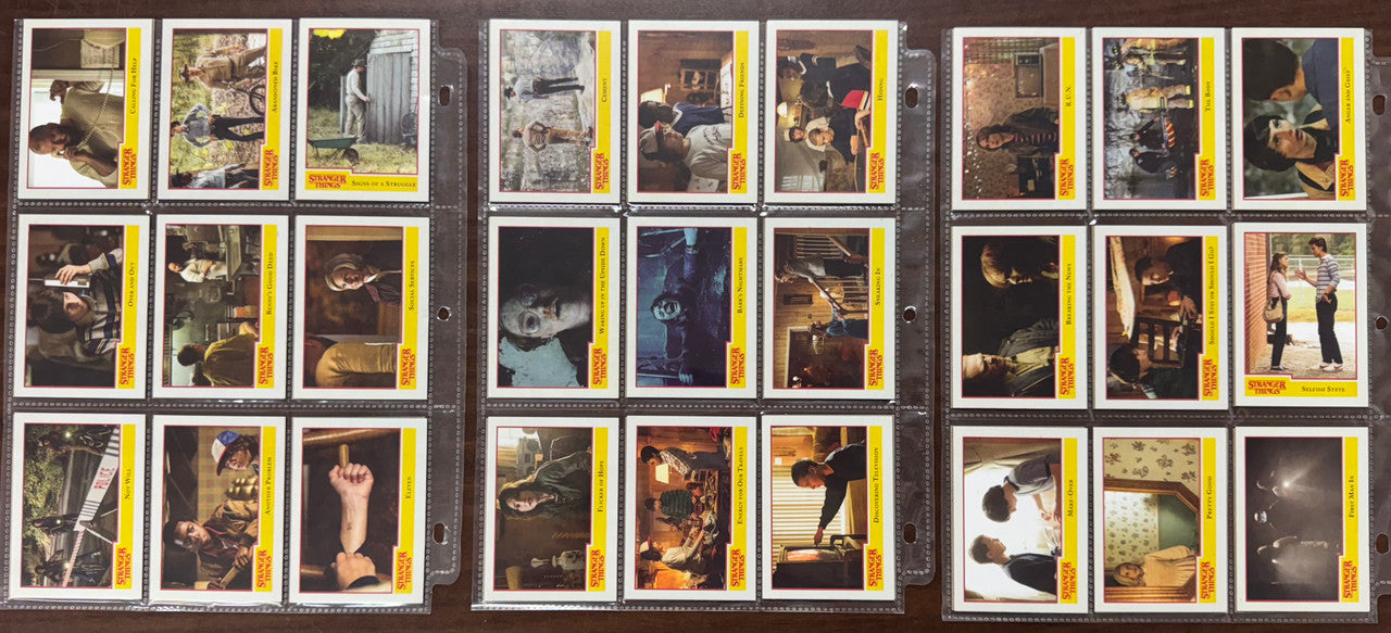 2018 Topps Stranger Things Season 1 Complete Set (100) W/ Inserts