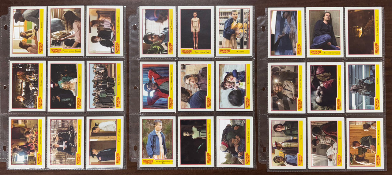2018 Topps Stranger Things Season 1 Complete Set (100) W/ Inserts