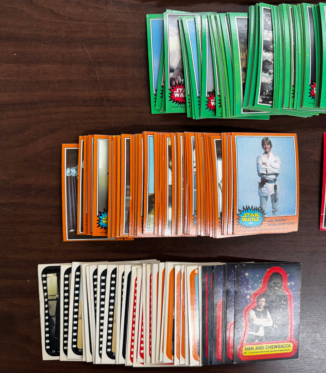 1977 Topps Star Wars Series 1-5 Lot (427) W/ Stickers (47) Good