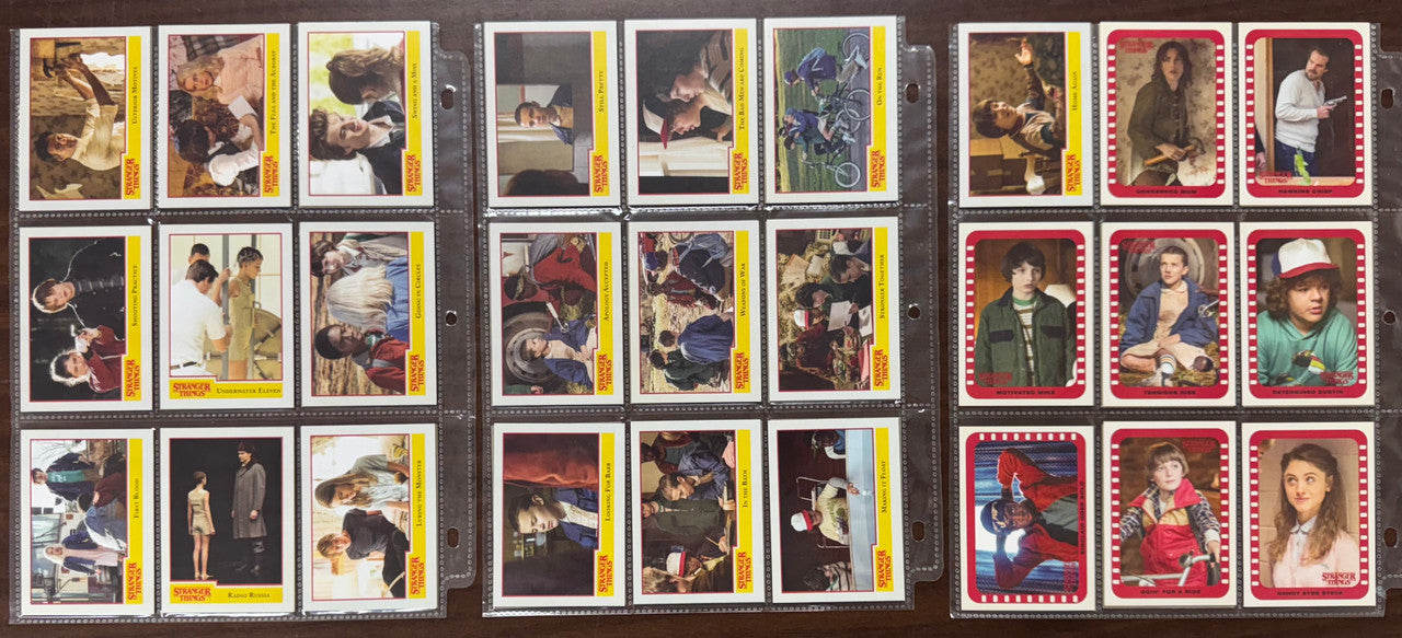 2018 Topps Stranger Things Season 1 Complete Set (100) W/ Inserts