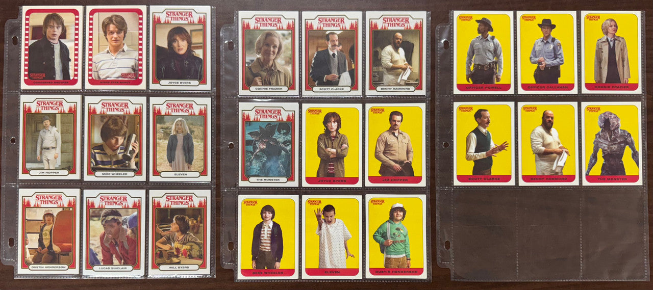 2018 Topps Stranger Things Season 1 Complete Set (100) W/ Inserts