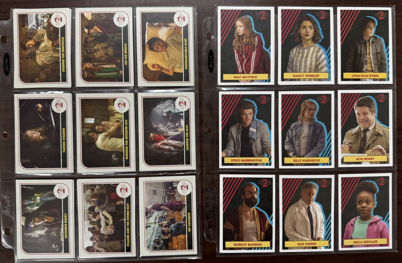 2019 Topps Stranger Things Season 2 Complete Set (100) W/ Stickers (20)