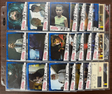 2019 Topps Stranger Things Welcome to the Upside Down Complete Set W/ Inserts